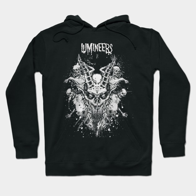 Dragon Skull Play Lumineers Hoodie by Teropong Kota